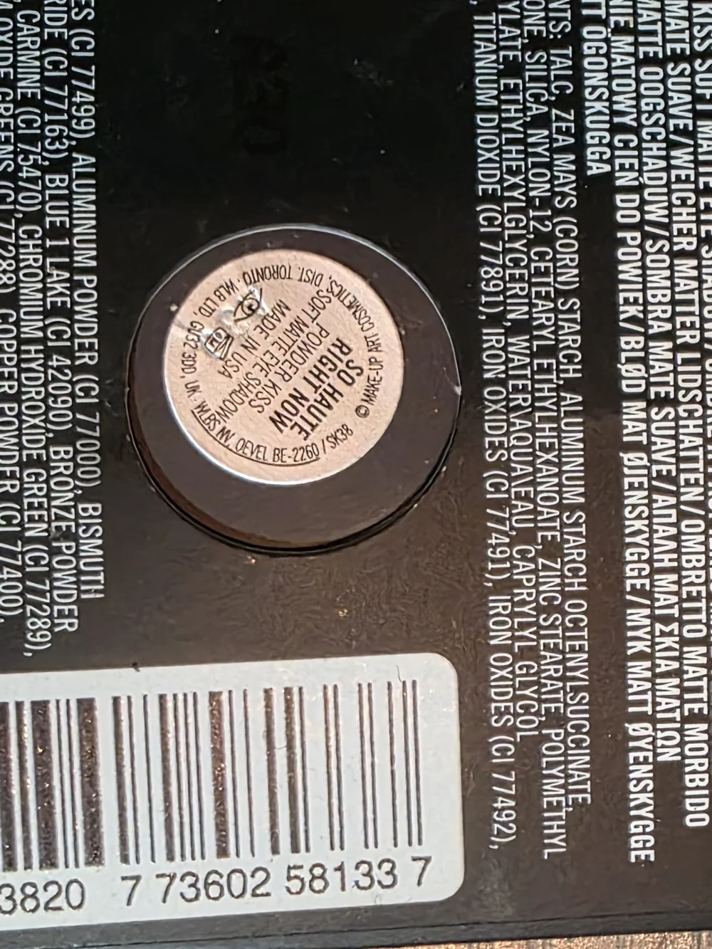 MAC Cosmetics Powder Kiss Soft Matte Eyeshadow - Rose Rust
